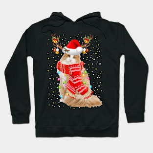 Norwegian Forest Cat Christmas Hoodie